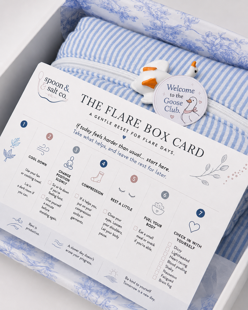 The Flare Day Box | Chronic Illness Comfort Kit